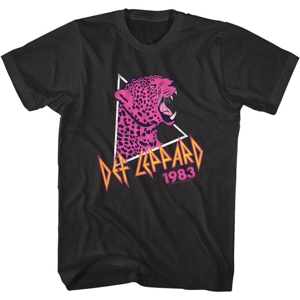 Def Leppard Leopard 83 T Shirt Rock Band Concert Tour
